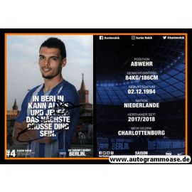 Autogramm Fussball | Hertha BSC Berlin | 2018 | Karim REKIK