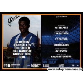 Autogramm Fussball | Hertha BSC Berlin | 2018 | Javairo DILROSUN