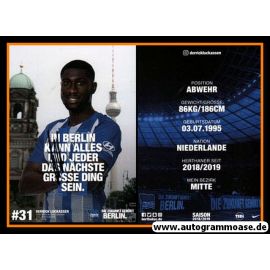 Autogramm Fussball | Hertha BSC Berlin | 2018 | Derrick LUCKASSEN