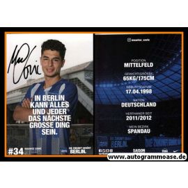Autogramm Fussball | Hertha BSC Berlin | 2018 | Maurice COVIC