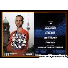 Autogramm Fussball | Hertha BSC Berlin | 2018 | Marius GERSBECK