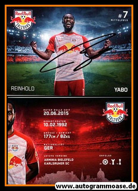 Autogramm Fussball | FC Red Bull Salzburg | 2018 | Reinhold YABO