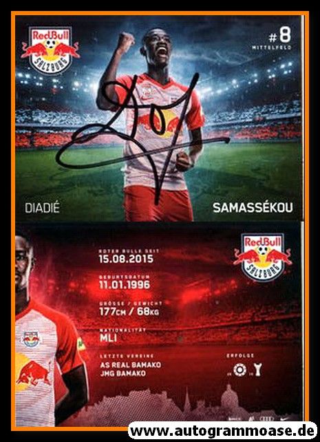 Autogramm Fussball | FC Red Bull Salzburg | 2018 | Diadie SAMASSEKOU