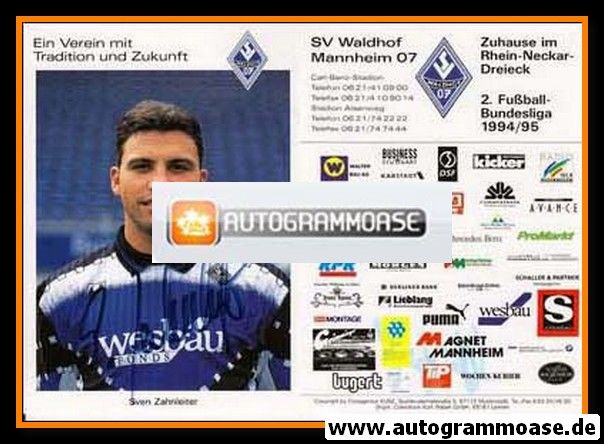 Autogramm Fussball | SV Waldhof Mannheim | 1994 | Sven ZAHNLEITER