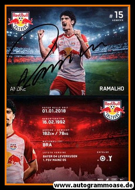 Autogramm Fussball | FC Red Bull Salzburg | 2018 | Andre RAMALHO