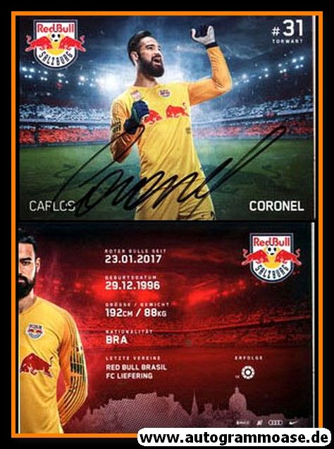 Autogramm Fussball | FC Red Bull Salzburg | 2018 | Carlos CORONEL