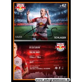 Autogramm Fussball | FC Red Bull Salzburg | 2018 | Xaver SCHLAGER