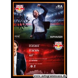 Autogramm Fussball | FC Red Bull Salzburg | 2018 | Rene AUFHAUSER