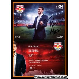 Autogramm Fussball | FC Red Bull Salzburg | 2018 | Rene MARIC