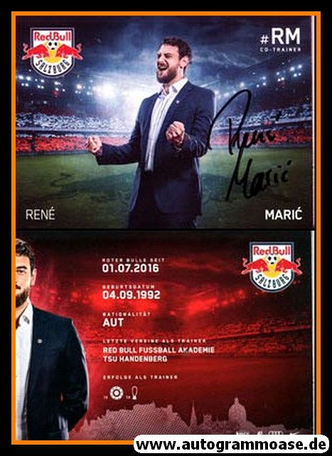 Autogramm Fussball | FC Red Bull Salzburg | 2018 | Rene MARIC