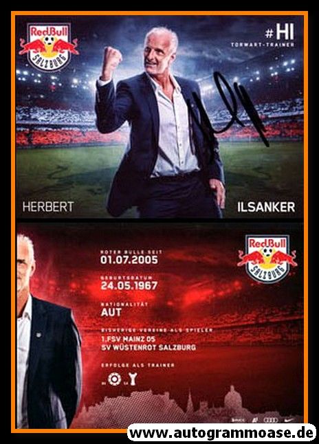 Autogramm Fussball | FC Red Bull Salzburg | 2018 | Heribert ILSANKER