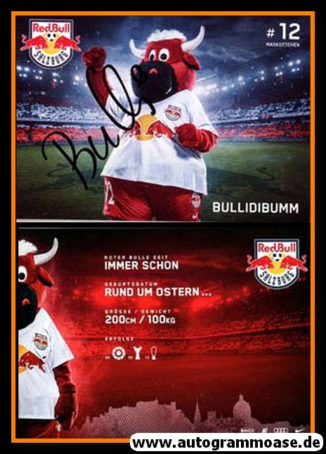 AK Fussball | FC Red Bull Salzburg | 2018 | BULLIDIBUMM (Maskottchen)