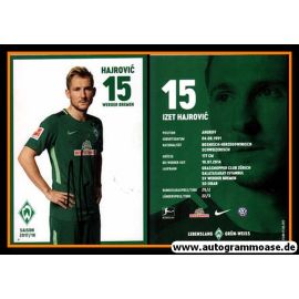 Autogramm Fussball | SV Werder Bremen | 2017 | Izet HAJROVIC