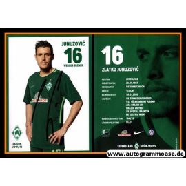 Autogramm Fussball | SV Werder Bremen | 2017 | Zlatko JUNUZOVIC