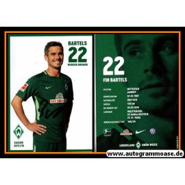 Autogramm Fussball | SV Werder Bremen | 2017 | Fin BARTELS
