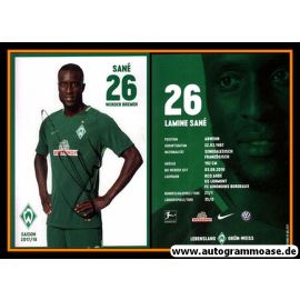 Autogramm Fussball | SV Werder Bremen | 2017 | Lamine SANE