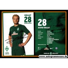 Autogramm Fussball | SV Werder Bremen | 2017 | Jesper VERLAAT
