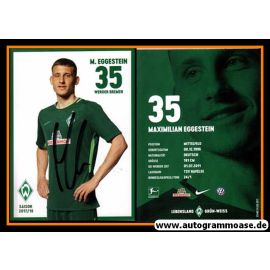 Autogramm Fussball | SV Werder Bremen | 2017 | Maximilian EGGESTEIN