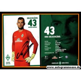 Autogramm Fussball | SV Werder Bremen | 2017 | Eric OELSCHLÄGEL