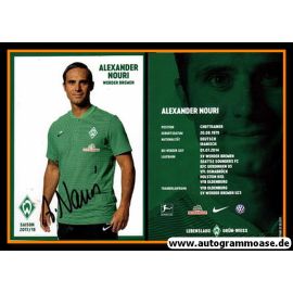 Autogramm Fussball | SV Werder Bremen | 2017 | Alexander NOURI