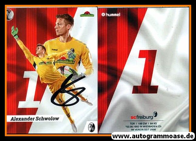 Autogramm Fussball | SC Freiburg | 2018 | Alexander SCHWOLOW