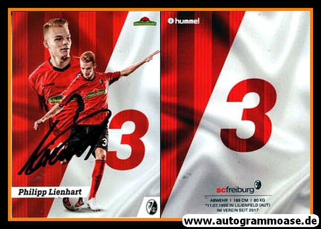 Autogramm Fussball | SC Freiburg | 2018 | Philipp LIENHART