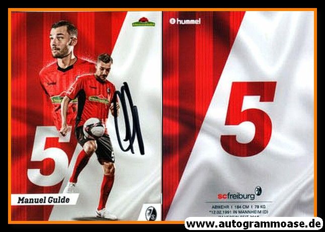Autogramm Fussball | SC Freiburg | 2018 | Manuel GULDE