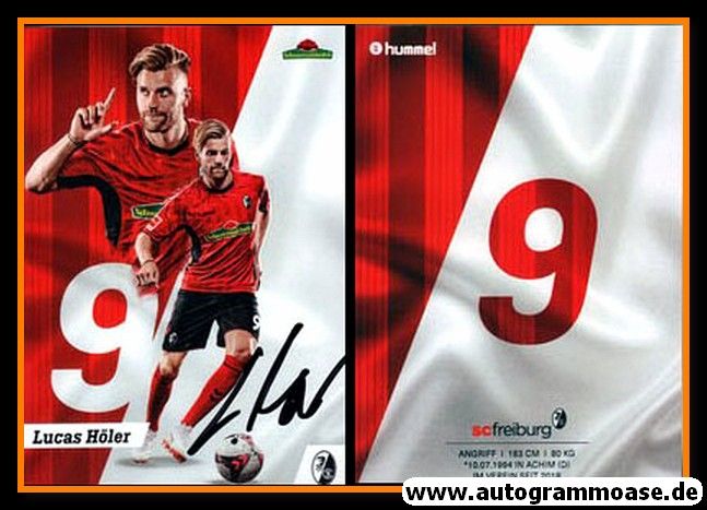 Autogramm Fussball | SC Freiburg | 2018 | Lucas HÖLER