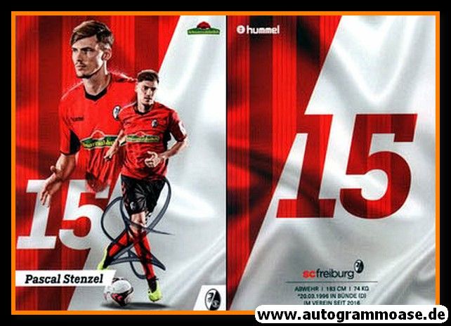 Autogramm Fussball | SC Freiburg | 2018 | Pascal STENZEL