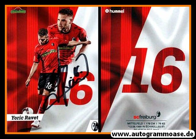 Autogramm Fussball | SC Freiburg | 2018 | Yoric RAVET