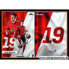 Autogramm Fussball | SC Freiburg | 2018 | Janik HABERER