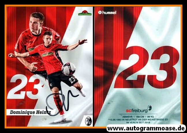 Autogramm Fussball | SC Freiburg | 2018 | Dominique HEINTZ