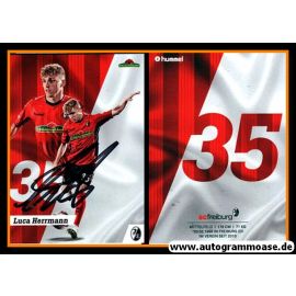 Autogramm Fussball | SC Freiburg | 2018 | Luca HERRMANN