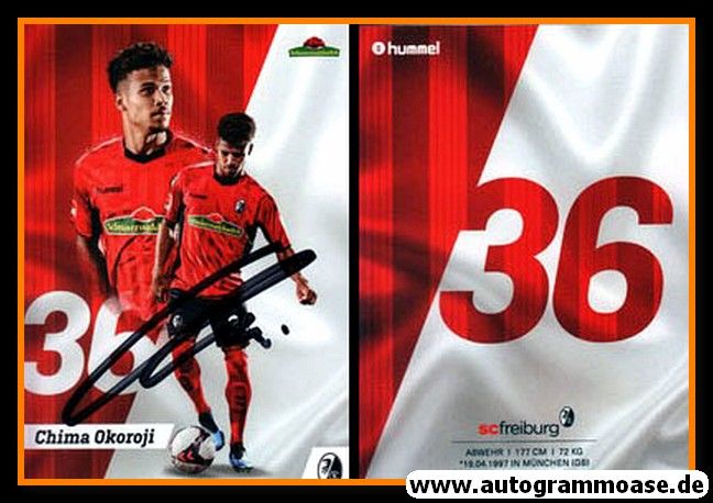 Autogramm Fussball | SC Freiburg | 2018 | Chima OKOROJI