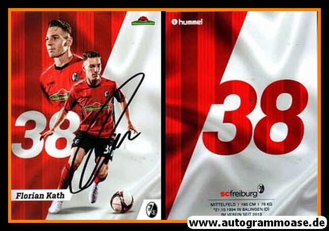 Autogramm Fussball | SC Freiburg | 2018 | Florian KATH