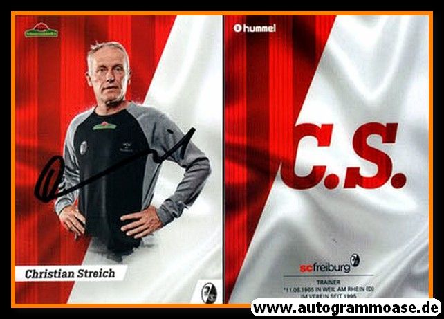 Autogramm Fussball | SC Freiburg | 2018 | Christian STREICH