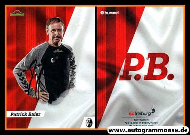 Autogramm Fussball | SC Freiburg | 2018 | Patrick BAIER