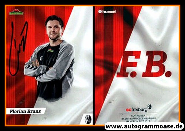 Autogramm Fussball | SC Freiburg | 2018 | Florian BRUNS