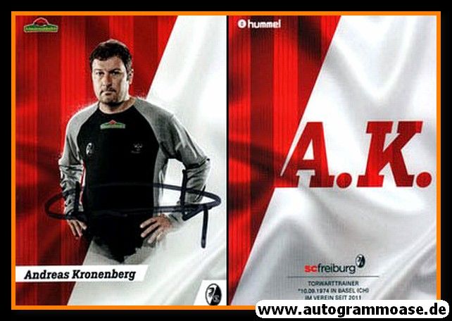 Autogramm Fussball | SC Freiburg | 2018 | Andreas KRONENBERG