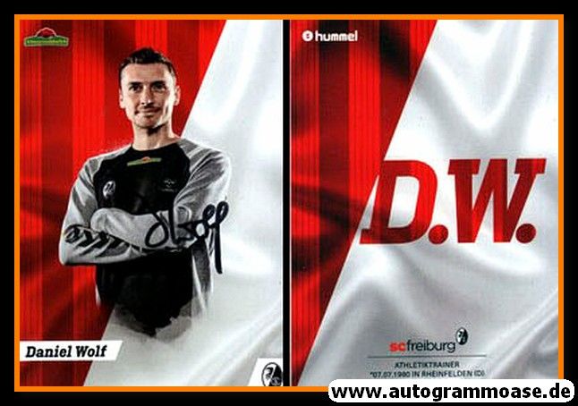 Autogramm Fussball | SC Freiburg | 2018 | Daniel WOLF