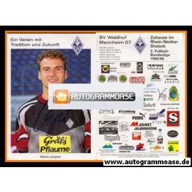 Autogramm Fussball | SV Waldhof Mannheim | 1995 | Marco LANGNER