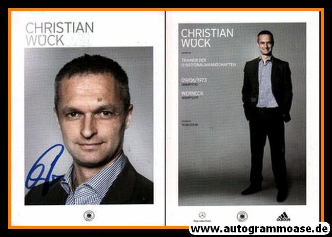 Autogramm Fussball | DFB | 2010er | Christian WÜCK (Trainer U)