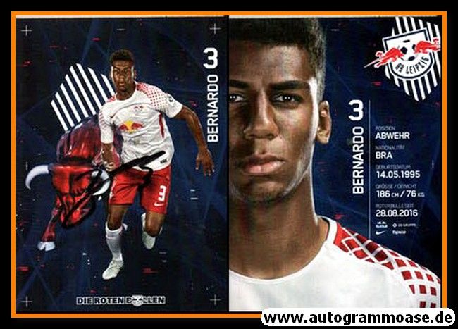 Autogramm Fussball | RB Leipzig | 2017 | BERNARDO
