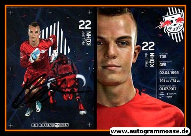 Autogramm Fussball | RB Leipzig | 2017 | Philipp KÖHN