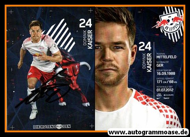 Autogramm Fussball | RB Leipzig | 2017 | Dominik KAISER