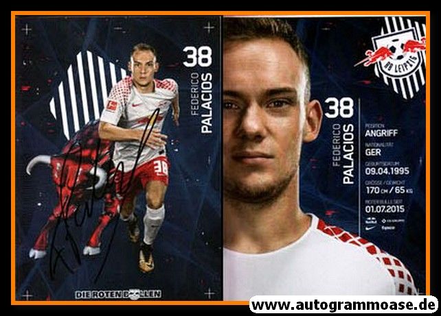 Autogramm Fussball | RB Leipzig | 2017 | Federico PALACIOS