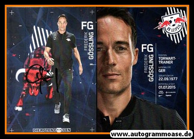 Autogramm Fussball | RB Leipzig | 2017 | Frederik GÖSSLING