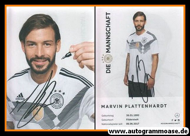 Autogramm Fussball | DFB | 2018 Adidas | Marvin PLATTENHARDT