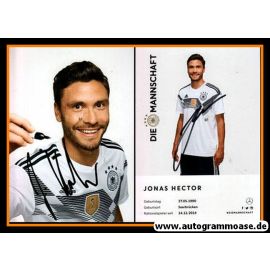 Autogramm Fussball | DFB | 2018 Adidas | Jonas HECTOR