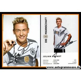 Autogramm Fussball | DFB | 2018 Adidas | Julian BRANDT